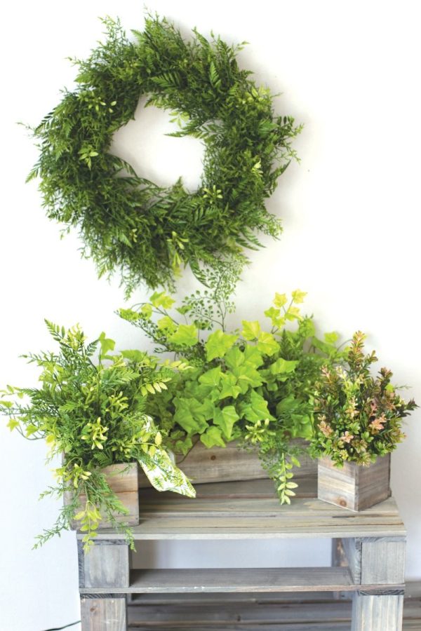 Woodland Square Planter 5×5" Natural | Pioneer Wholesale Cubes