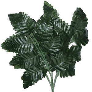 Leather Leaf Fern Bundle x12, 18" Green | Pioneer Wholesale Monument Greenery & Picks