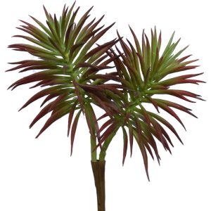 Real Touch Spiky Senecio Pick 8" Burgundy | Pioneer Wholesale Succulents