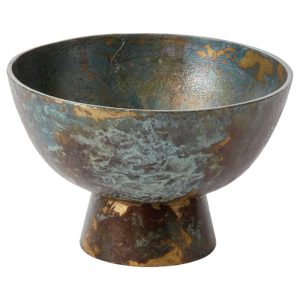 Edinburgh Metal Compote 9×6" Bronze | Pioneer Wholesale Compotes & Urns